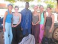 Sophie, Géraldine, Emilie, Mathilde et Stéphanie à Issaogo {JPEG}